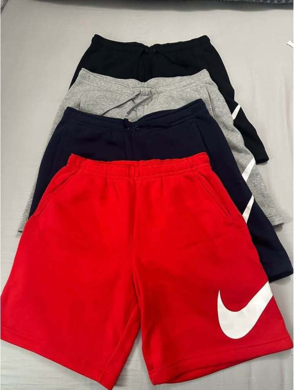 Nike Big Swoosh Fleece Shorts - Bundle of 4 Mens Size Large Used Like New  $160